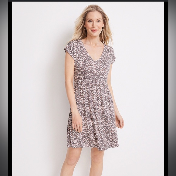 Maurices Dresses & Skirts - Maurice’s Leopard Print Skater Dress